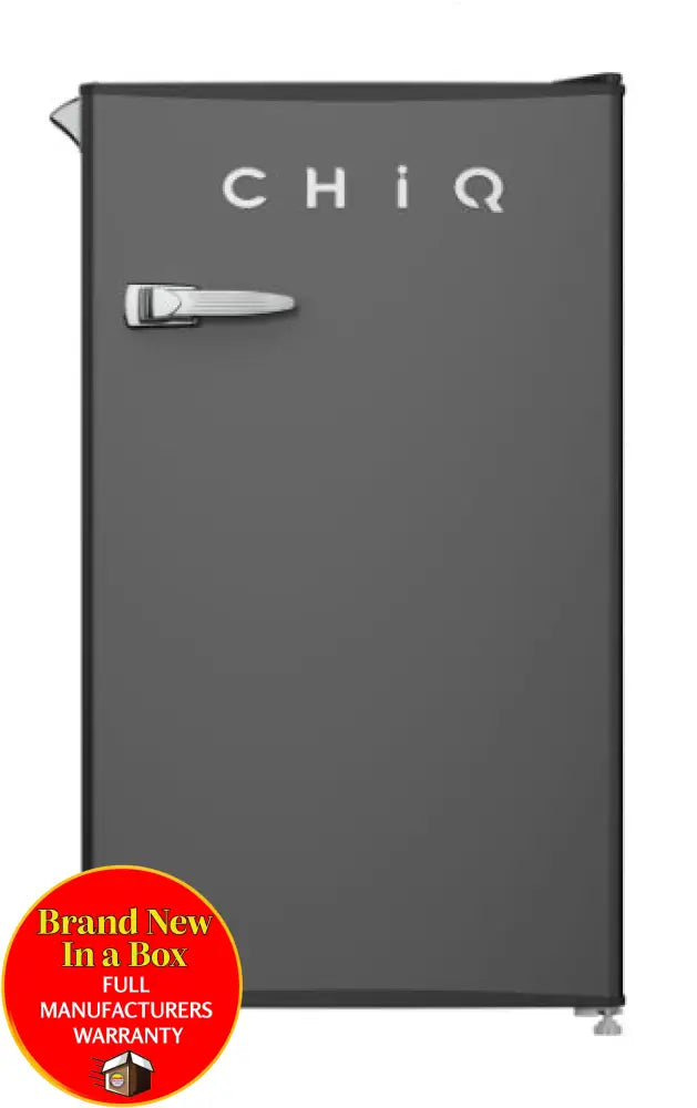 Chiq Crsr090Db -90 Litre Retro Style Bar Fridge Black