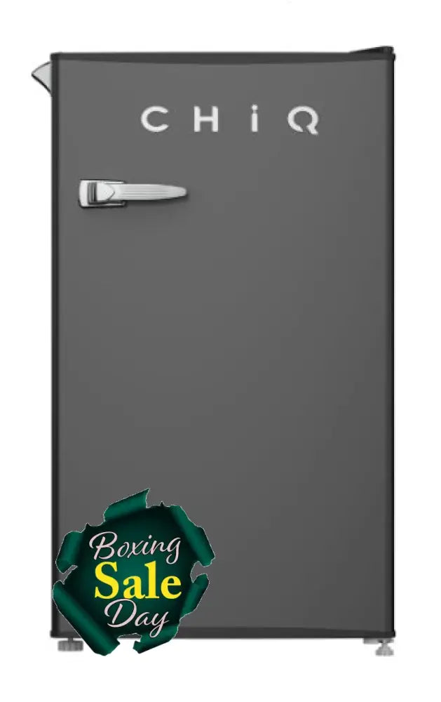 Chiq Crsr090Db -90 Litre Retro Style Bar Fridge Black