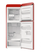 Chiq Crtm199Nr 202L Retro Style Top Mount Red Fridge