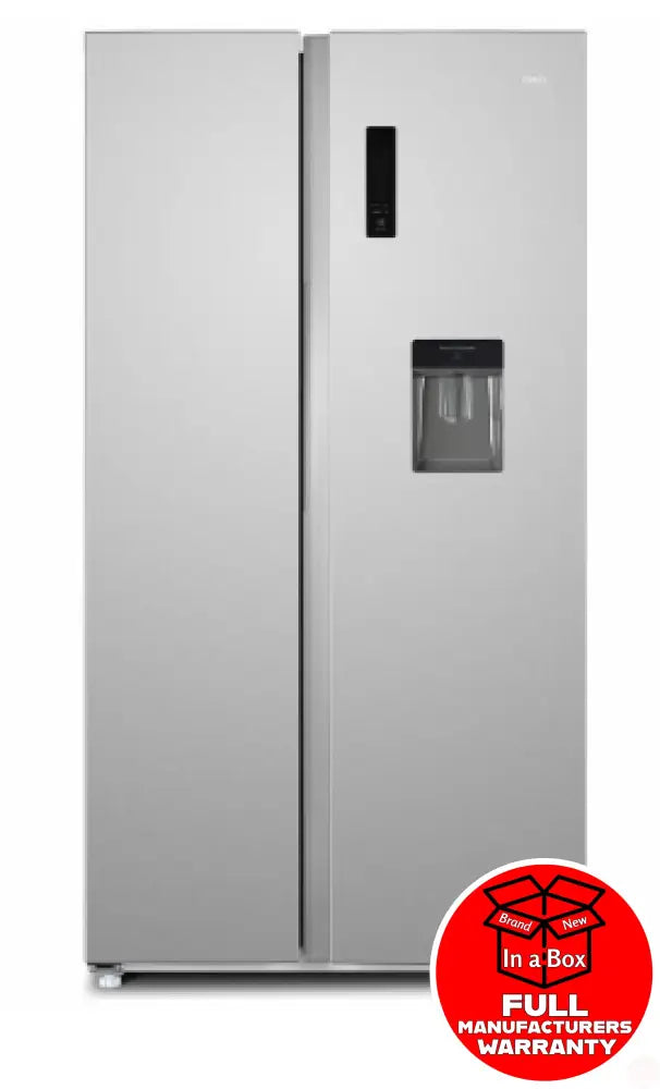 Chiq Css557Nsd 559L Side By Stainless Steel Fridge With Water Dispenser