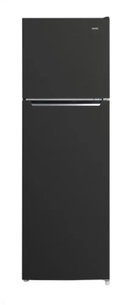 Chiq Ctm253Nbs5E 255L Top Mount Fridge Black Steel