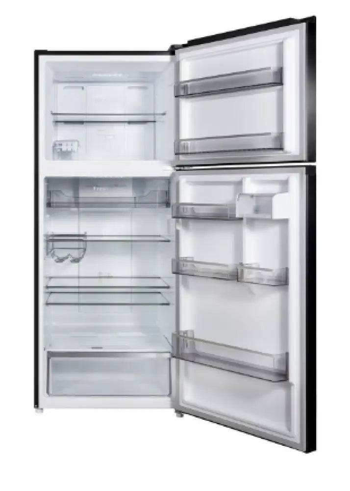 Chiq Ctm409Nbs5E 410L Top Mount Fridge Black Steel