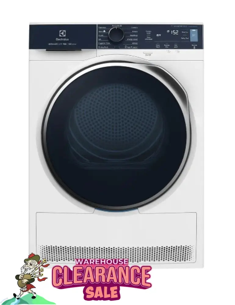 Electrolux Edh903R9Wb 9Kg Ultimatecare 900 Heat Pump Dryer With 3D Sense