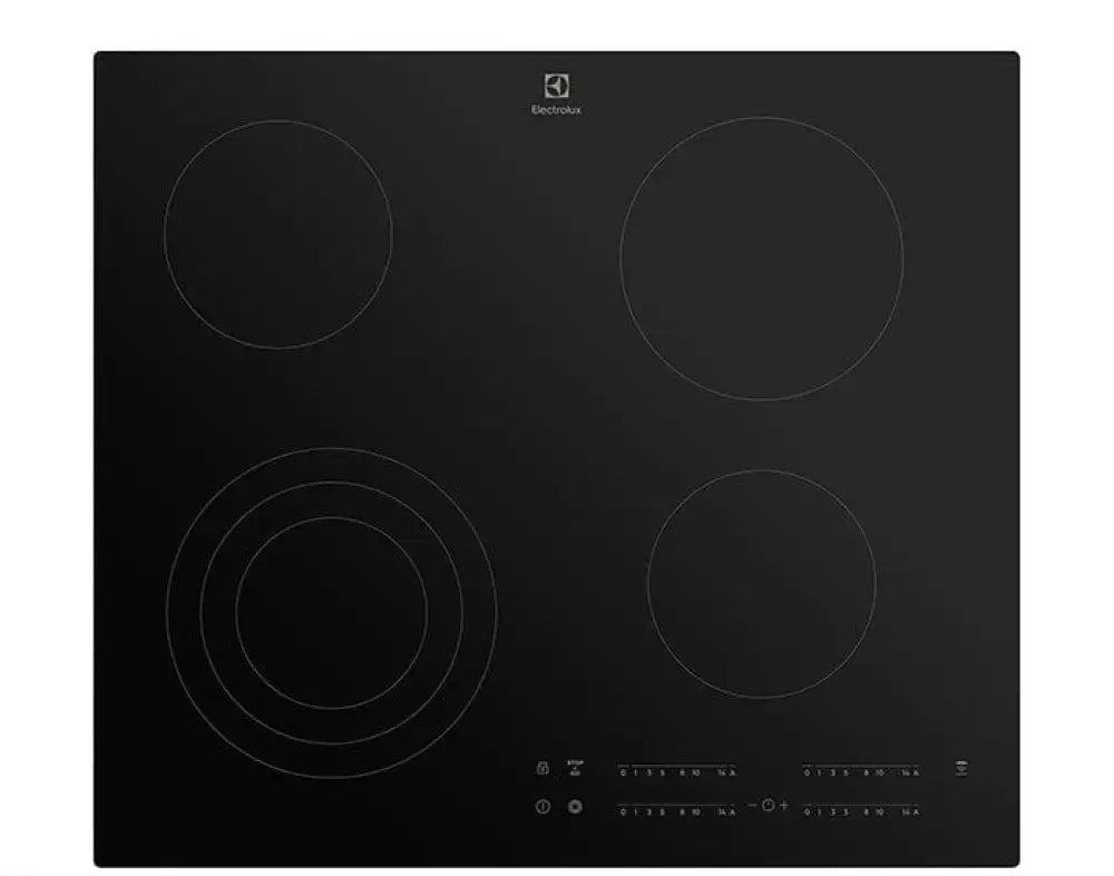 Electrolux Ehc644Be 60Cm Ultimatetaste 300 4 Zone Ceramic Cooktop Cooktop