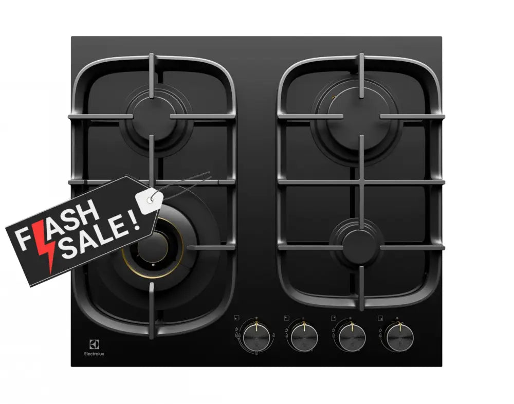 Electrolux Ehg645Be 60Cm Ultimatetaste 500 4 Burner Gas Cooktop Cooktop