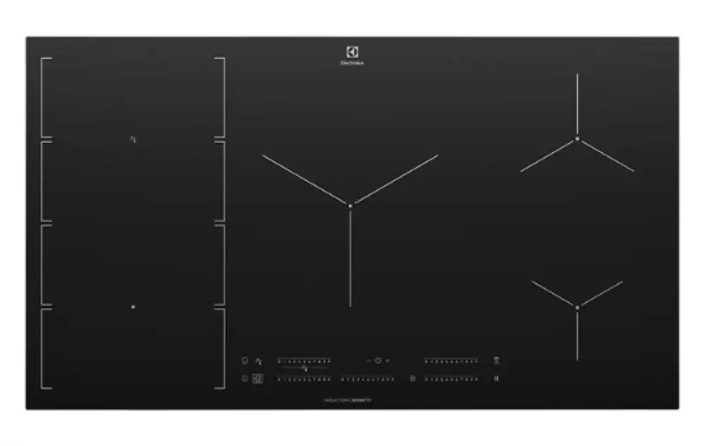 Electrolux Ehi977Be 90Cm Ultimatetaste 700 7 Zone Flexibridge Induction Cooktop