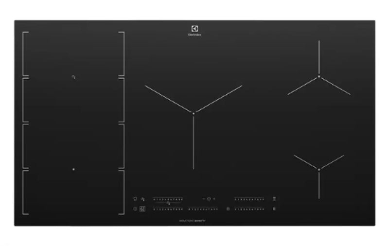 Electrolux Ehi977Be 90Cm Ultimatetaste 700 7 Zone Flexibridge Induction Cooktop
