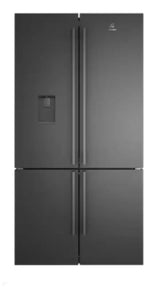 Electrolux Eqe5657Ba 562L Ultimatetaste 700 Quad Door Fridge Matte Charcoal Black