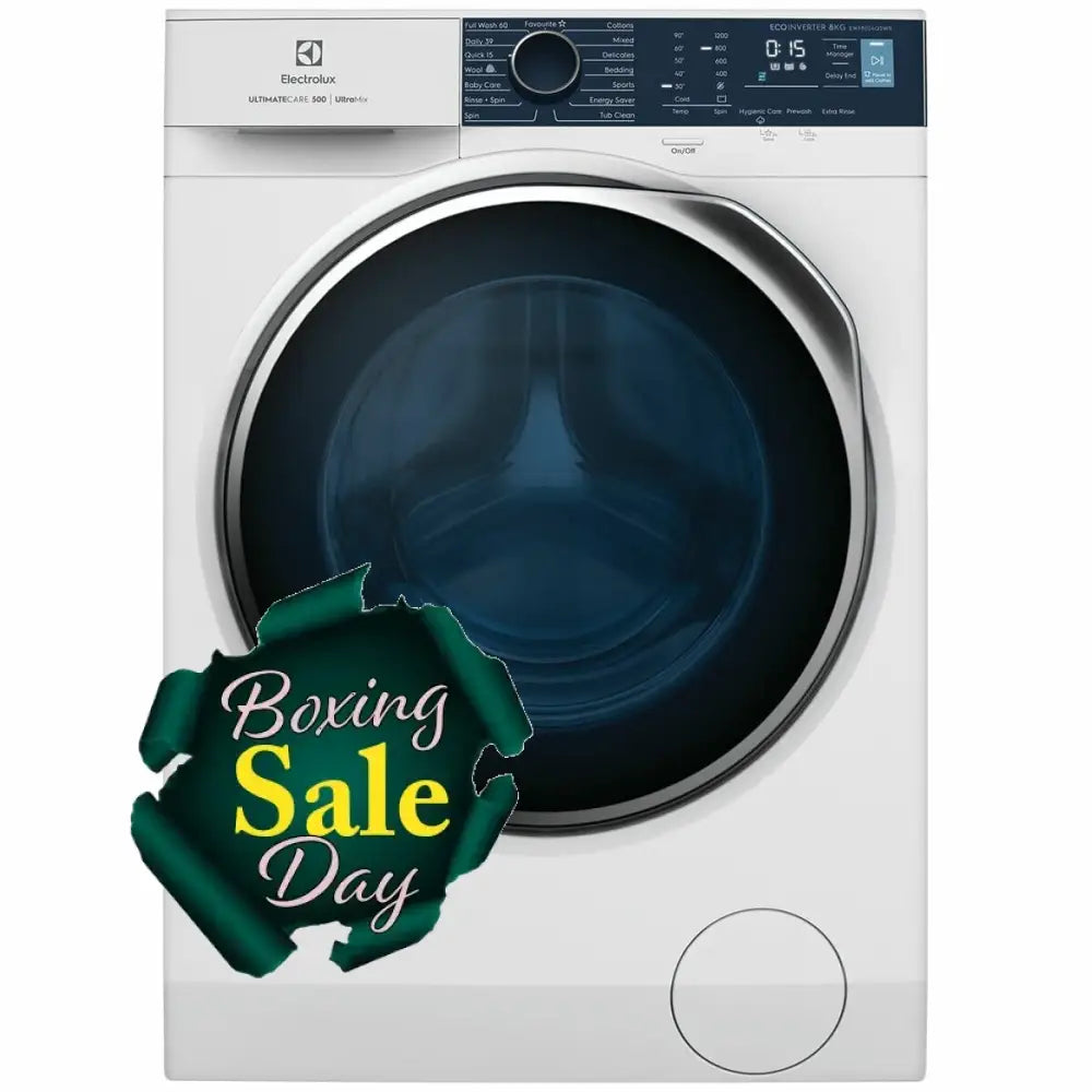 Electrolux Ewf8024Q5Wb 8Kg Ultimatecare 500 Front Load Washer With Ultramix Washing Machine