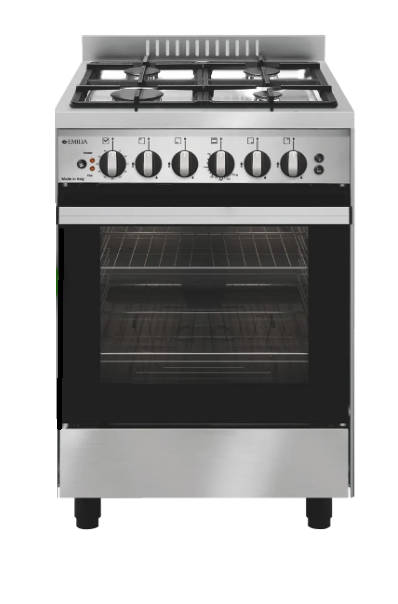 Emilia EM534GG 53cm Stainless Steel Fan Assisted GAS cooker