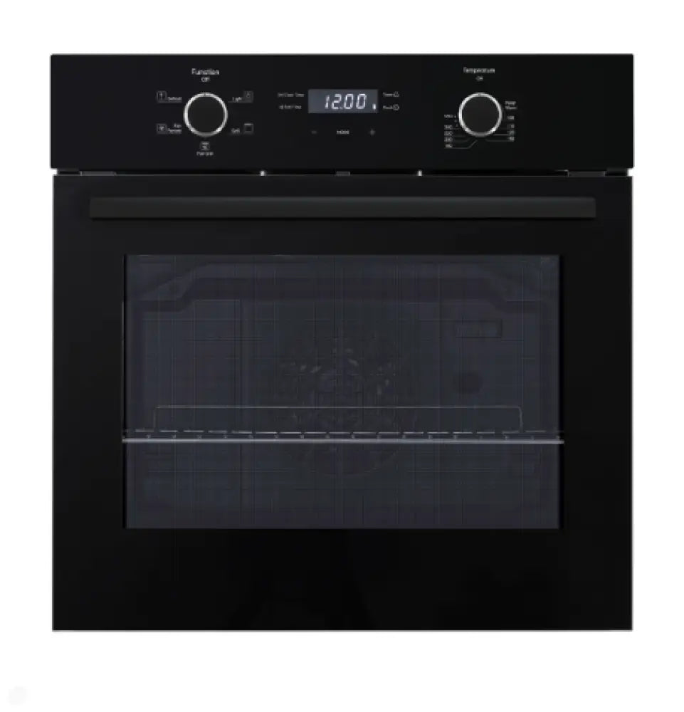 Emilia Emf65En 60Cm Black Electric Fan Forced Oven