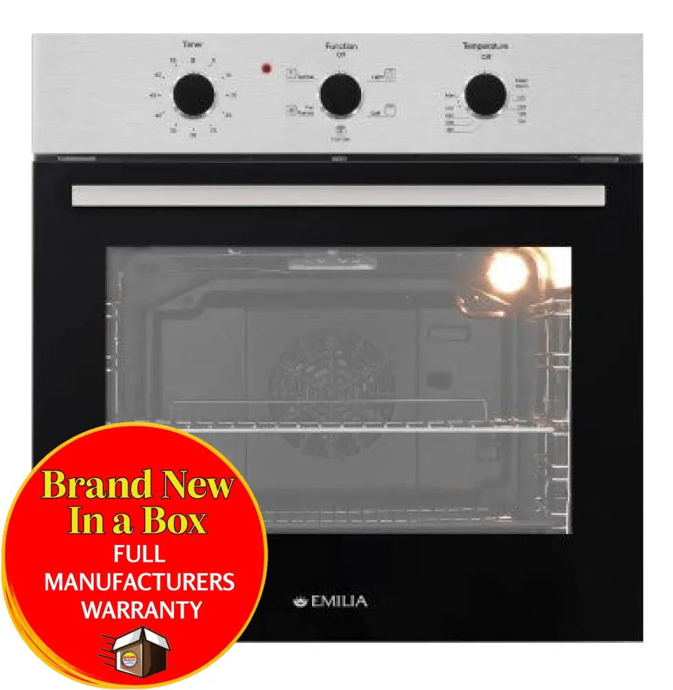 Emilia Emrent65E 60Cm Stainless Steel 9 Function Electric Oven