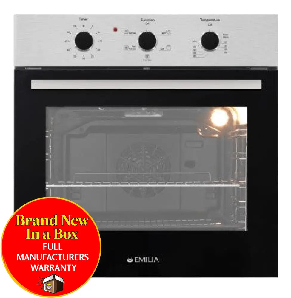 Emilia Emrent65E 60Cm Stainless Steel 9 Function Electric Oven