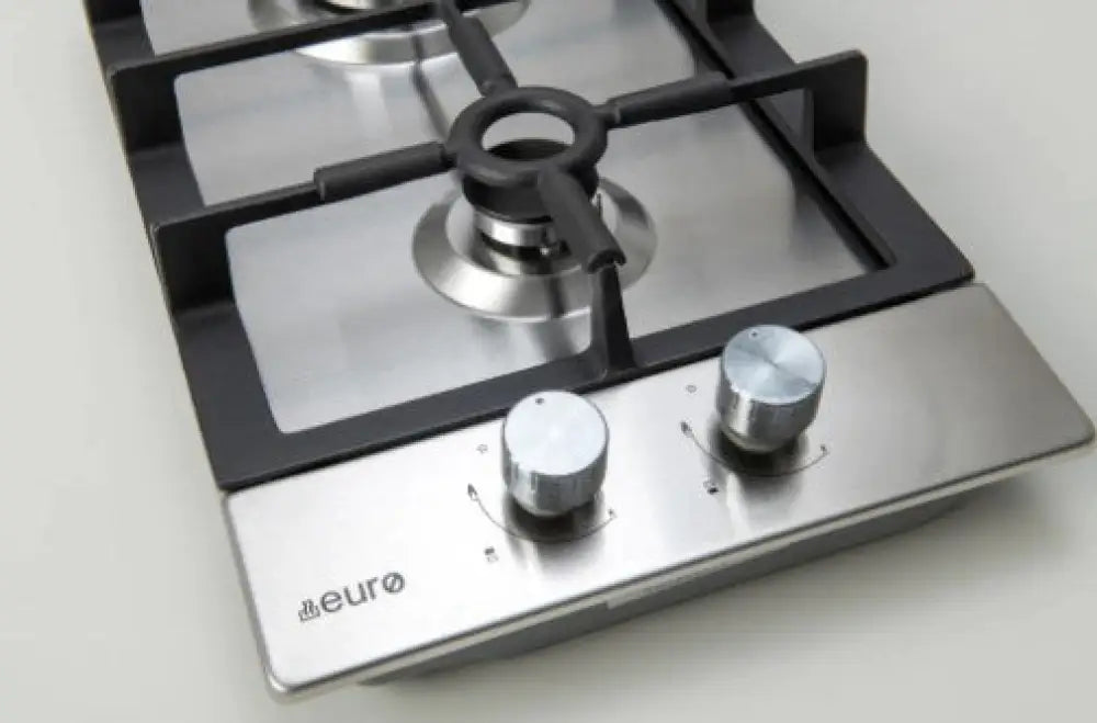 Euro Appliances Ect30Gx Gas Cooktop 2 Burner 300Mm