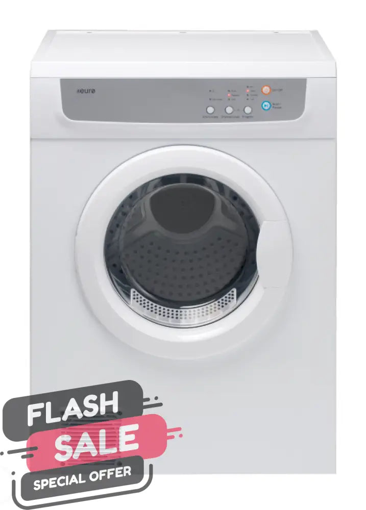 Euro E7Sdwh 7Kg Wall Mountable Sensor Clothes Dryer