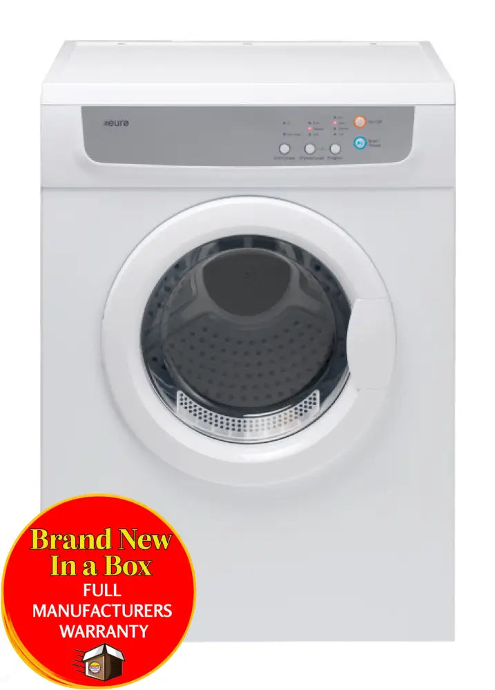 Euro E7Sdwh 7Kg Wall Mountable Sensor Clothes Dryer