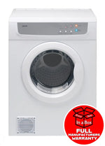 Euro E7Sdwh 7Kg Wall Mountable Sensor Clothes Dryer