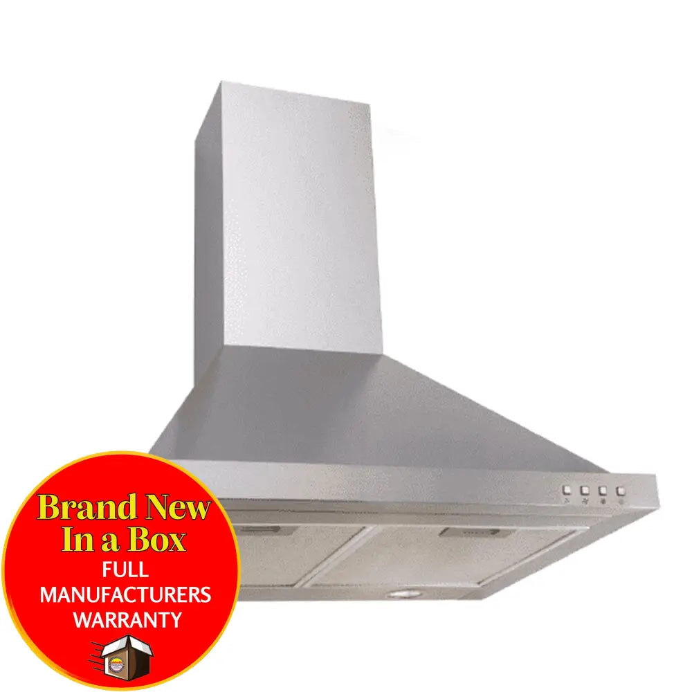 Euro Ea60Sx2 60Cm Canopy Rangehood