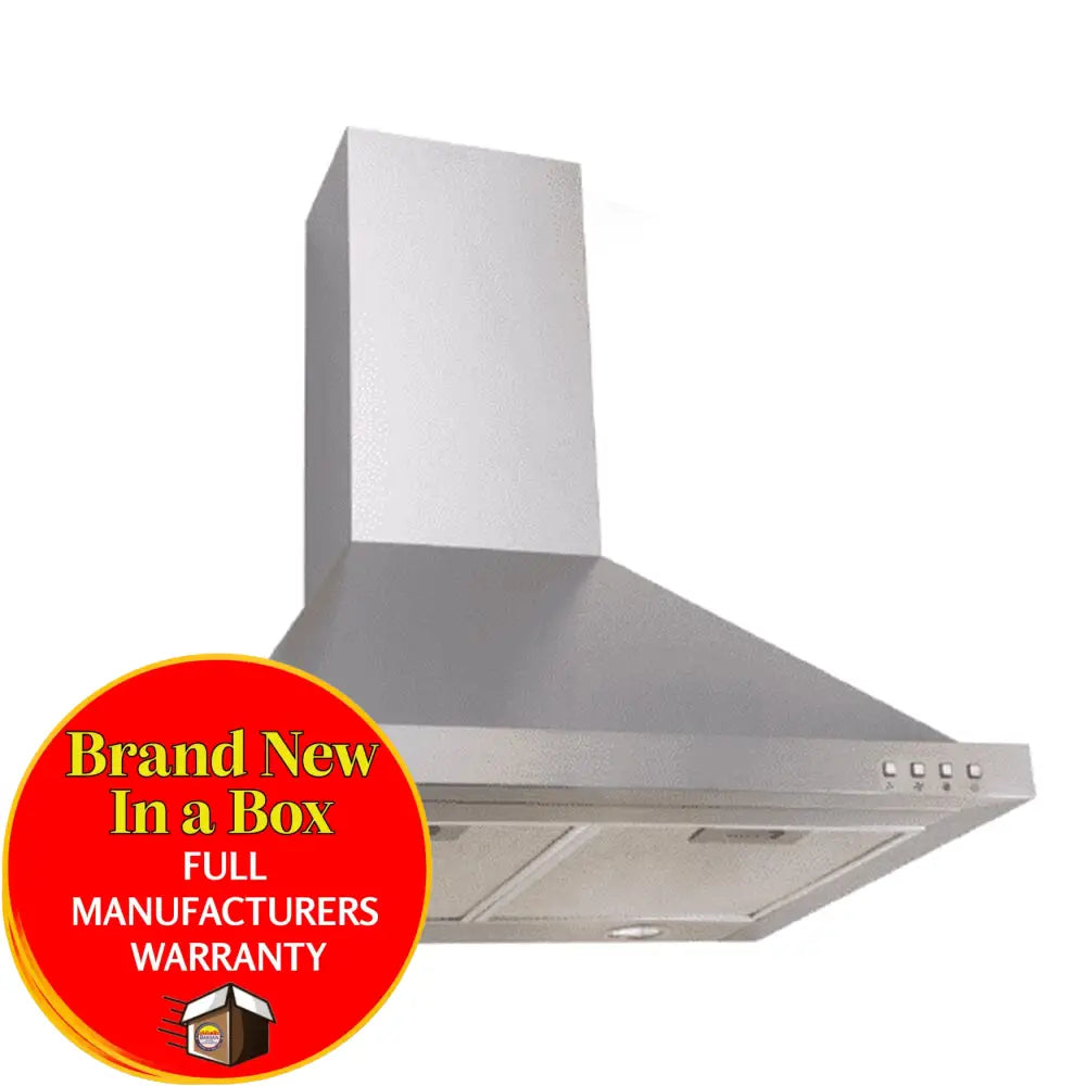 Euro Ea60Sx2 60Cm Canopy Rangehood