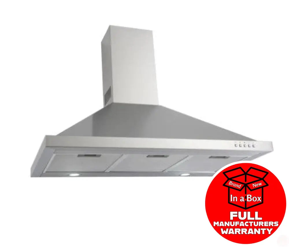 Euro Ea90Sx2 90Cm Stainless Steel Canopy Rangehood *