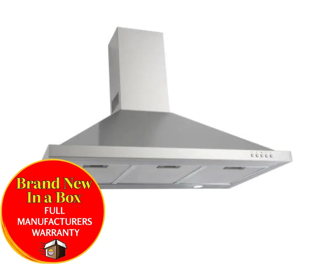 Euro Ea90Sx2 90Cm Stainless Steel Canopy Rangehood *