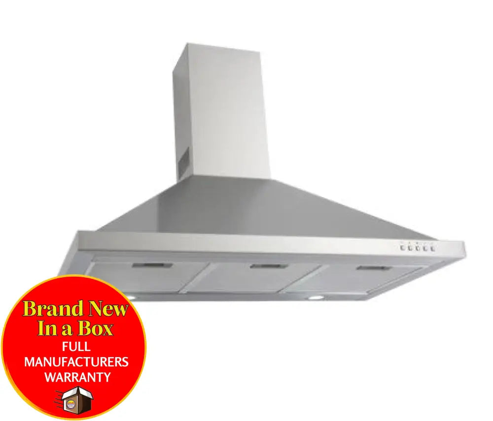 Euro Ea90Sx2 90Cm Stainless Steel Canopy Rangehood *