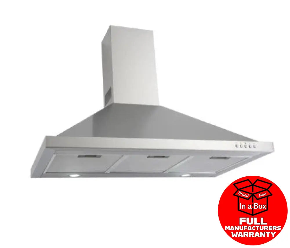 Euro Ea90Sx2 90Cm Stainless Steel Canopy Rangehood *