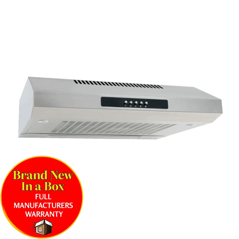 Euro EAF600SS 60cm Stainless Steel Fixed Rangehood - Bargain Home Appliances