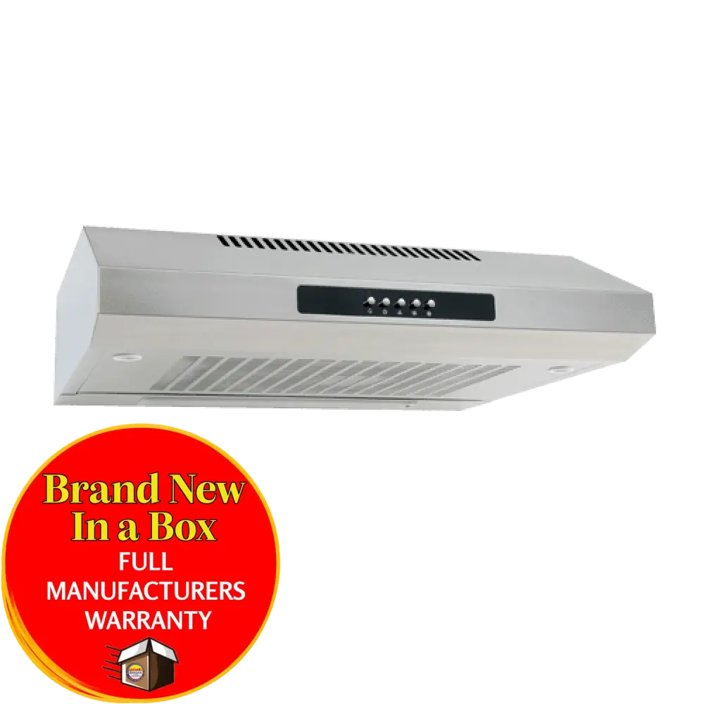 Euro EAF600SS 60cm Stainless Steel Fixed Rangehood - Bargain Home Appliances