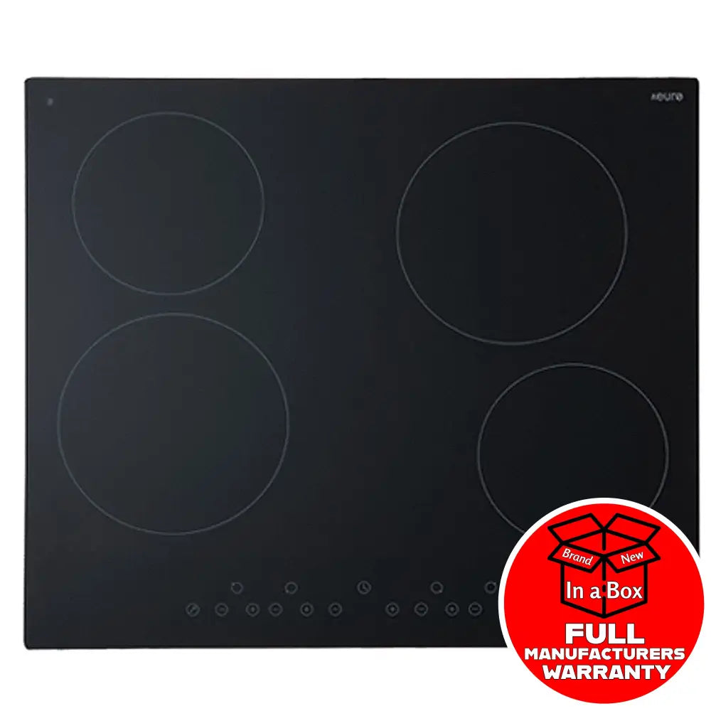 Euro ECT600C4 60cm Ceran® Touch Electric Cooktop - Bargain Home Appliances