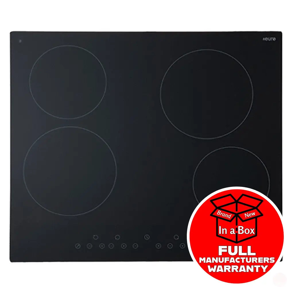 Euro ECT600C4 60cm Ceran® Touch Electric Cooktop - Bargain Home Appliances