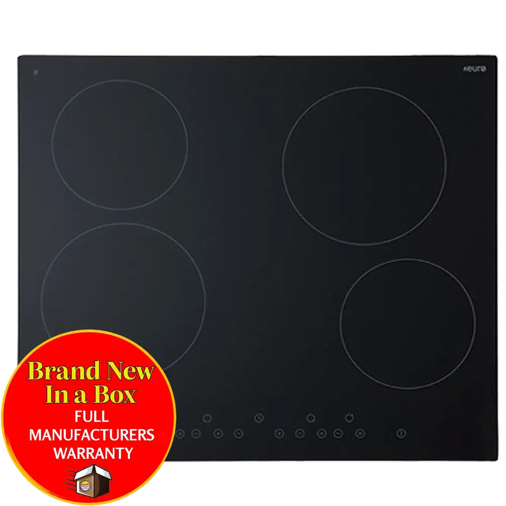 Euro ECT600C4 60cm Ceran® Touch Electric Cooktop - Bargain Home Appliances