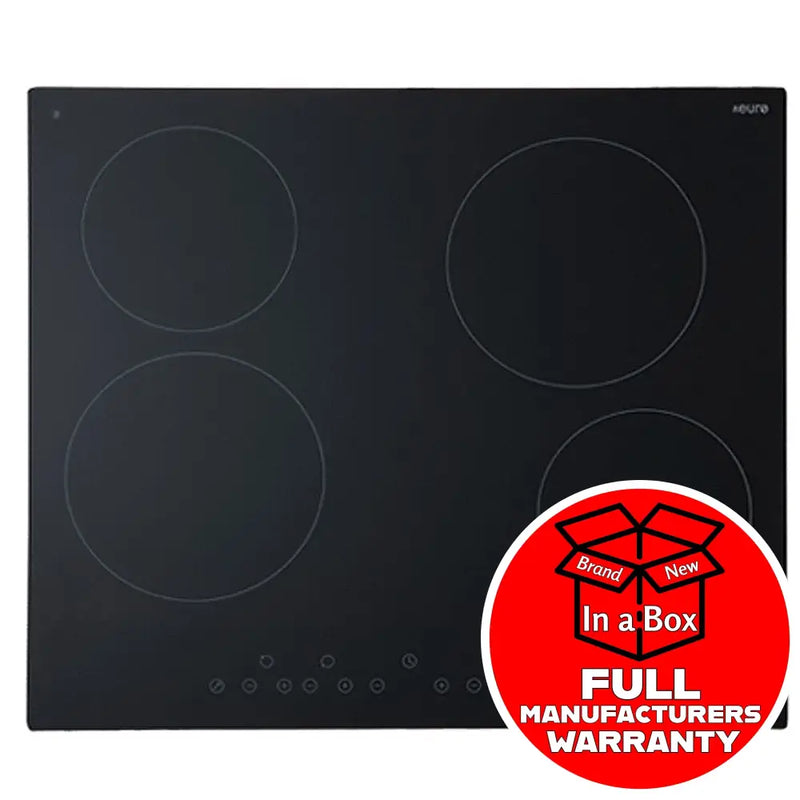 Euro ECT600C4 60cm Ceran® Touch Electric Cooktop - Bargain Home Appliances