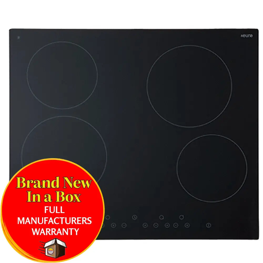 Euro ECT600C4 60cm Ceran® Touch Electric Cooktop - Bargain Home Appliances