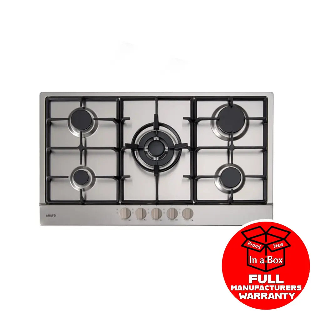 Euro Ect900Gx2 86Cm Gas Cooktop