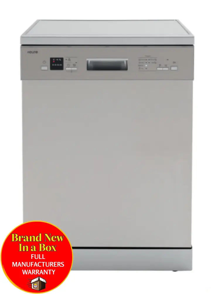 Euro Ed614Sx 60Cm Freestanding Dishwasher Stainless Steel