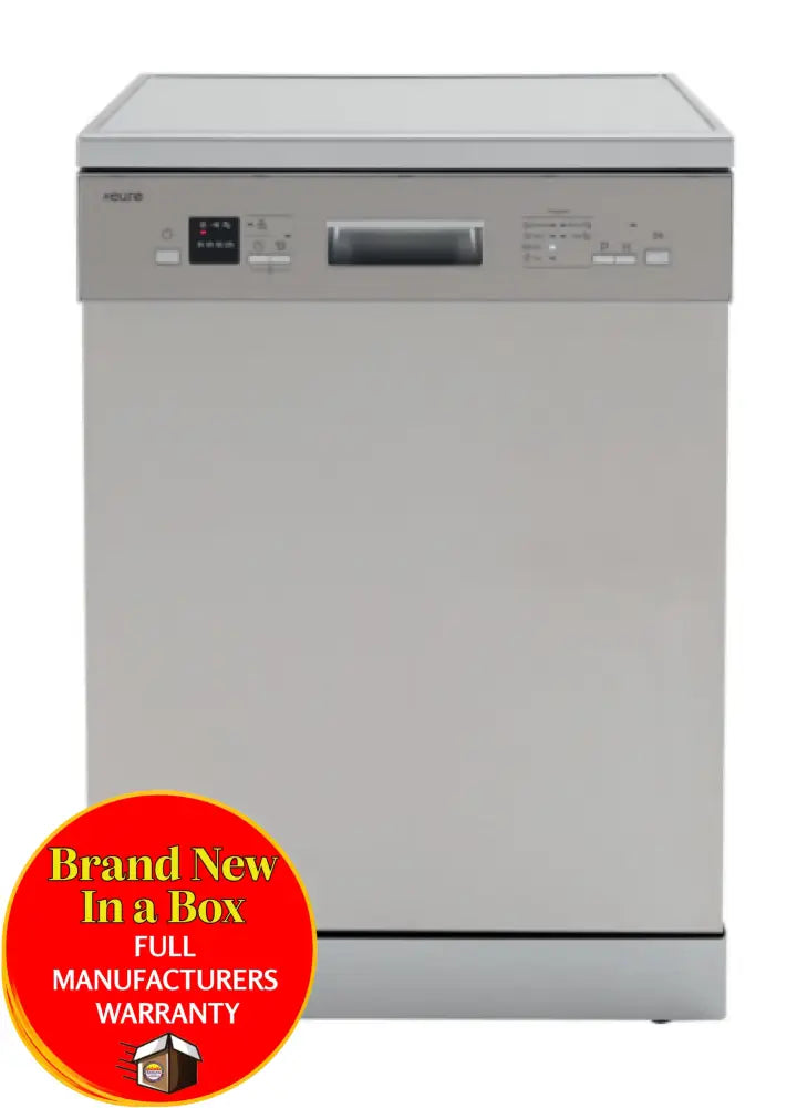 Euro Ed614Sx 60Cm Freestanding Dishwasher Stainless Steel