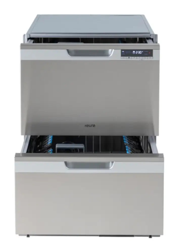 Euro Edd60S 60Cm In-Built Double Drawer Dishwasher