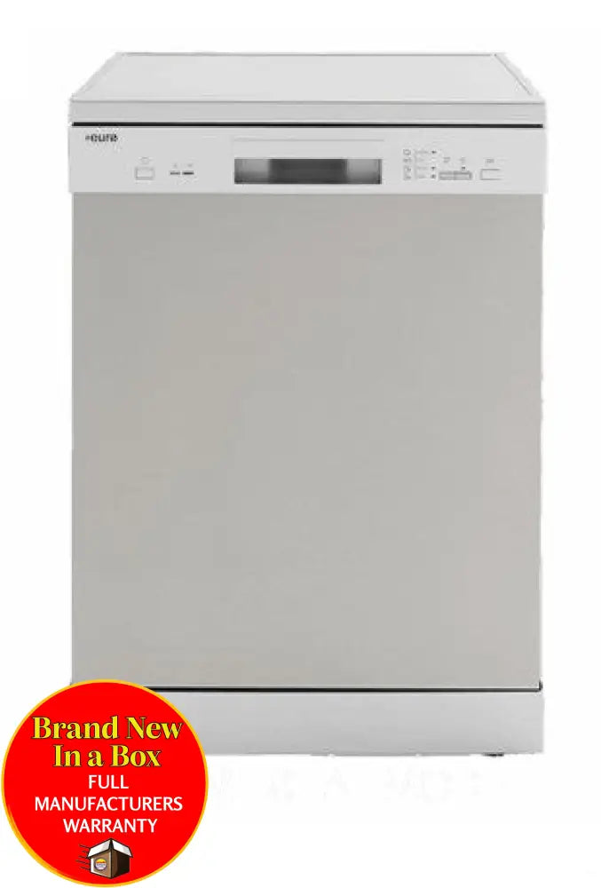 Euro Edv604Ss 60Cm Freestanding S/Steel Dishwasher