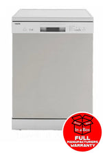 Euro Edv604Ss 60Cm Freestanding S/Steel Dishwasher