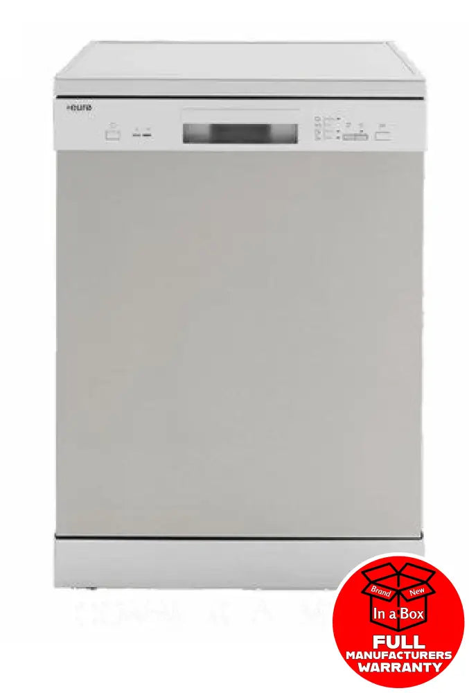 Euro Edv604Ss 60Cm Freestanding S/Steel Dishwasher