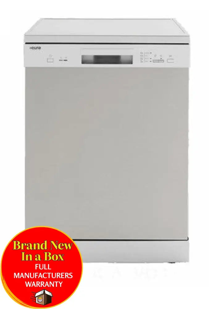 Euro Edv604Ss 60Cm Freestanding S/Steel Dishwasher