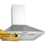 Euro Em60Csx 60Cm Stainless Steel Canopy Rangehood