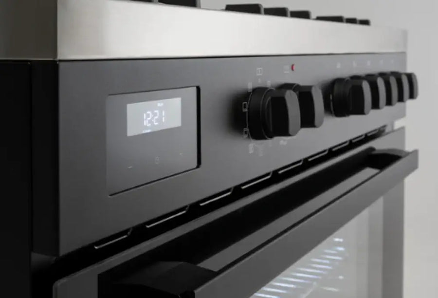 Euro Eo90Fsdpbl 90Cm Dual Freestanding Oven Upright