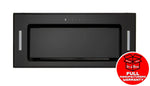 Euro Er52Umbg 52Cm Undermount Rangehood Black Glass