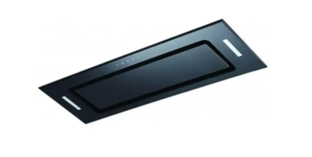 Euro Er52Umbg 52Cm Undermount Rangehood Black Glass