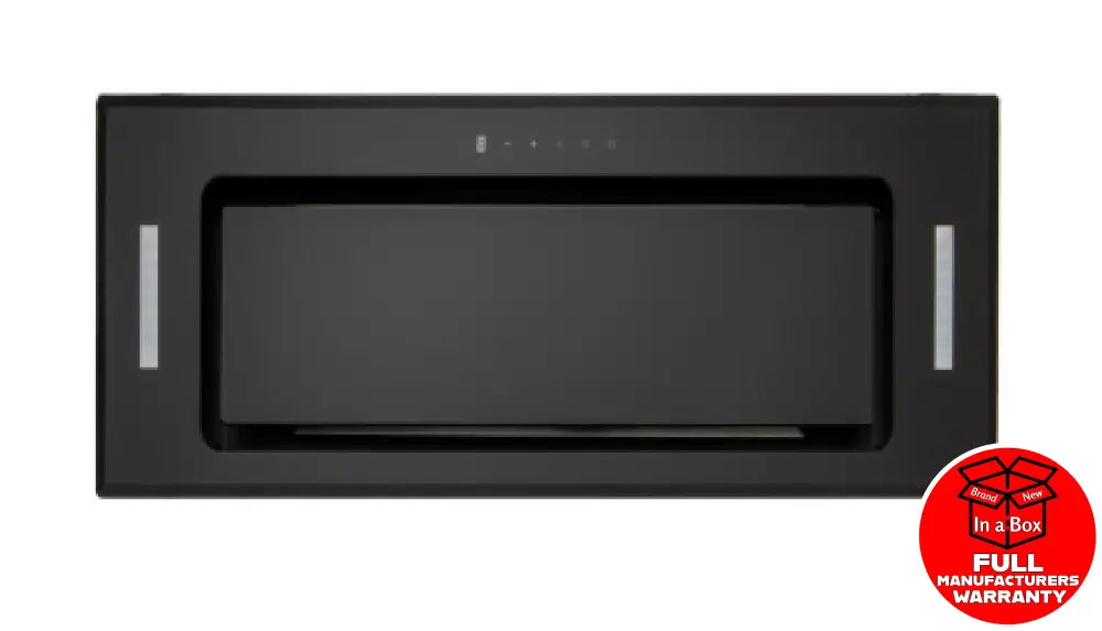 Euro Er52Umbg 52Cm Undermount Rangehood Black Glass