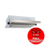 Euro Es602Ss2 60Cm Slide Out Rangehood