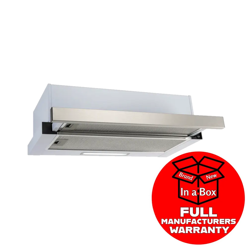 Euro Es602Ss2 60Cm Slide Out Rangehood