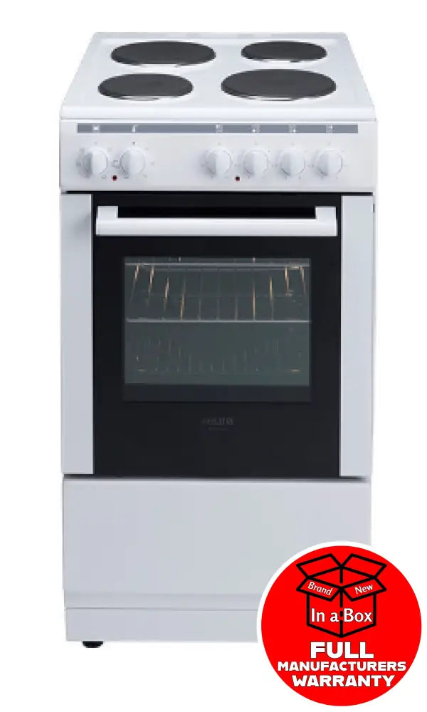 Euro Ev500Ewh 50Cm Electric Freestanding Oven Upright